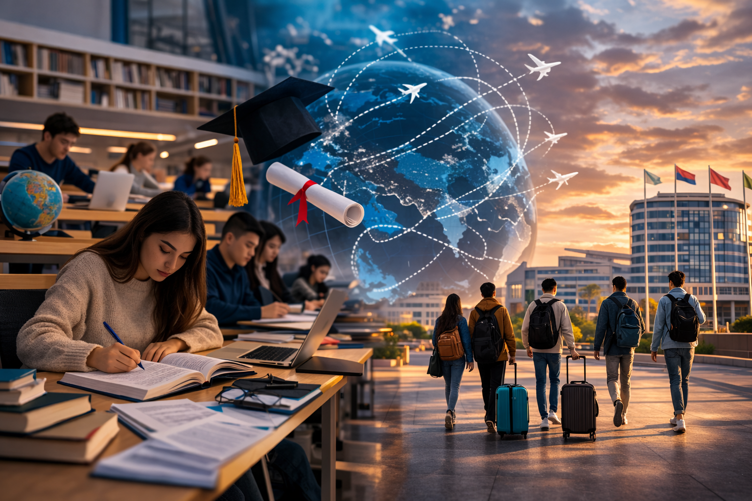 Шетелдік студенттерге таласта көршімізге ұтылдық