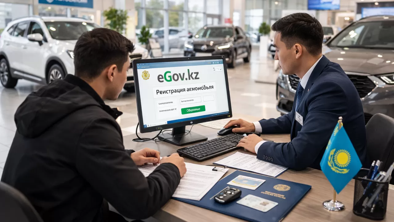 В Казахстане упростили регистрацию авто в онлайн режиме 