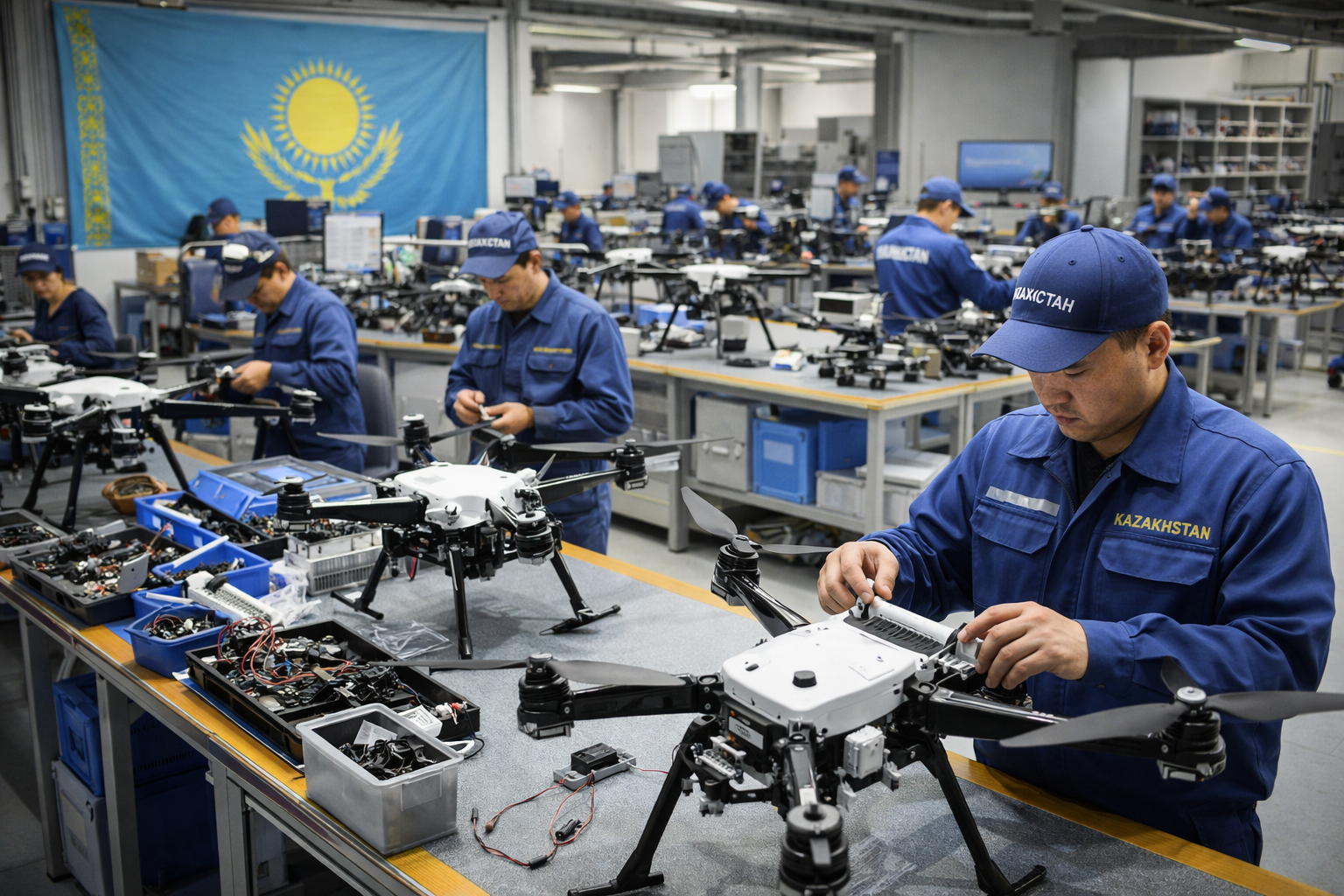 От сборки &ndash; к разработке: станет ли Казахстан региональным центром производства дронов?