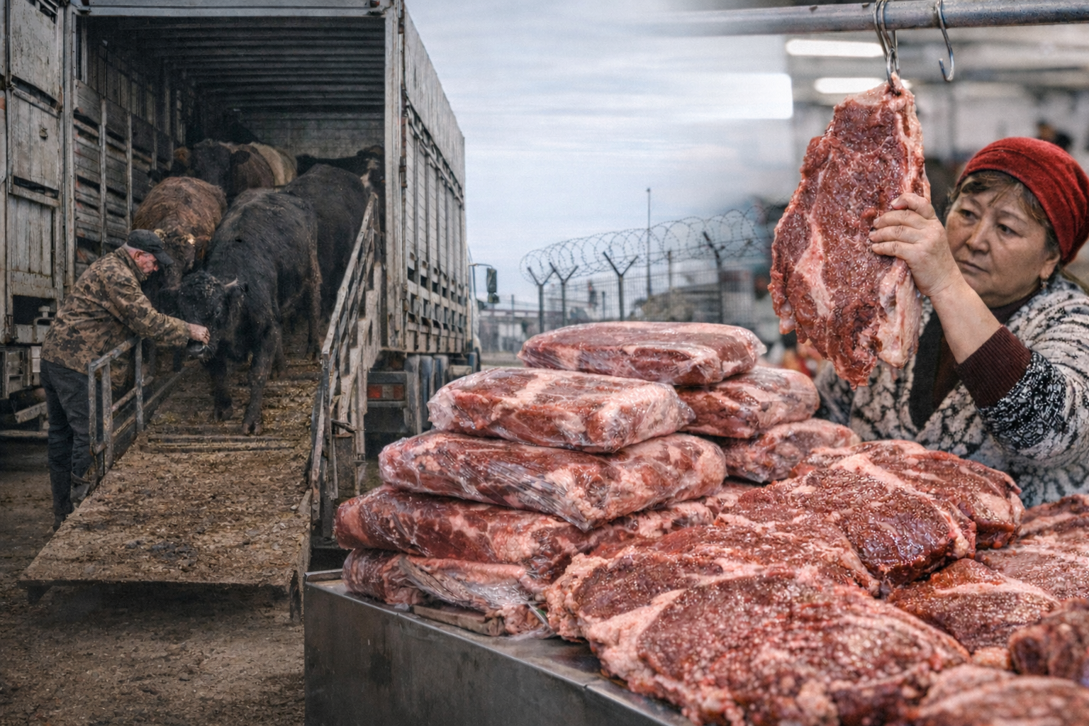 Сиыр еті антирекордқа жетті: 1 келісі &laquo;1 мың теңгеден арзан сатылуда&raquo;