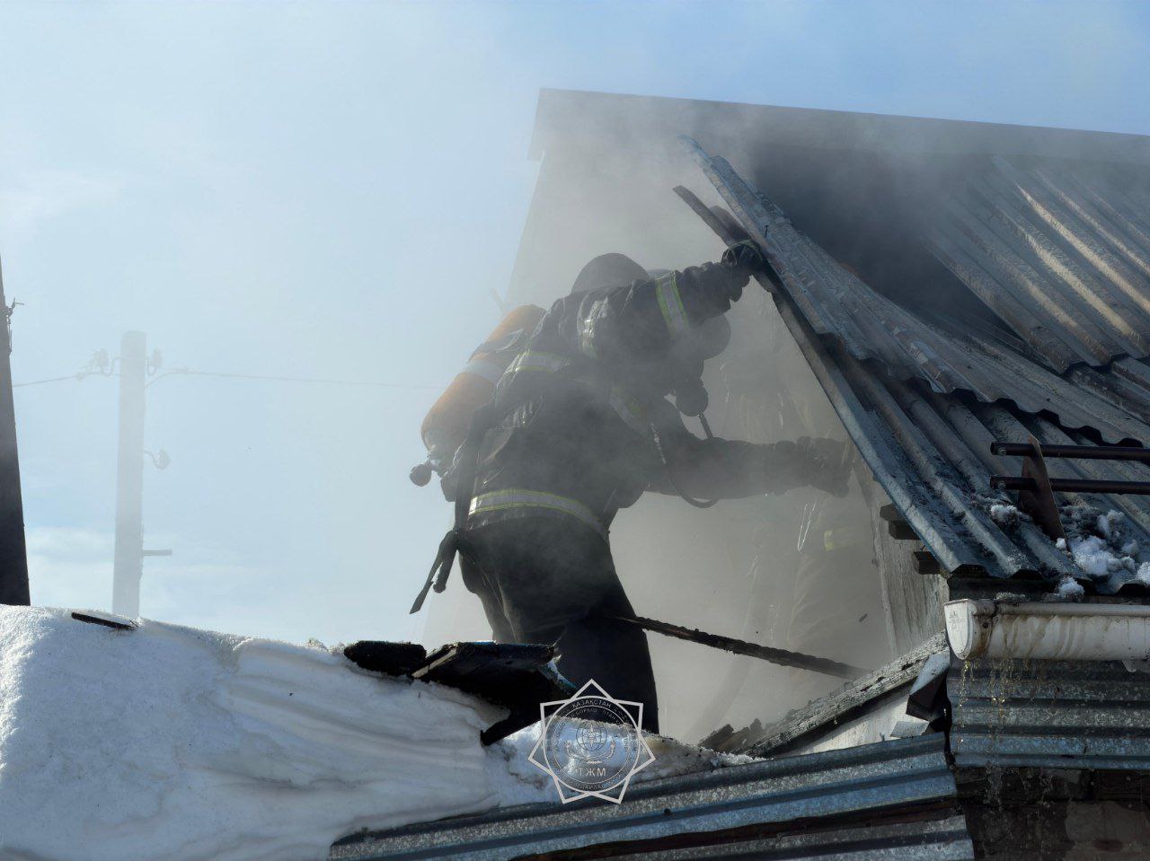 Астанада құтқарушылар жойқын жарылыстың алдын алды