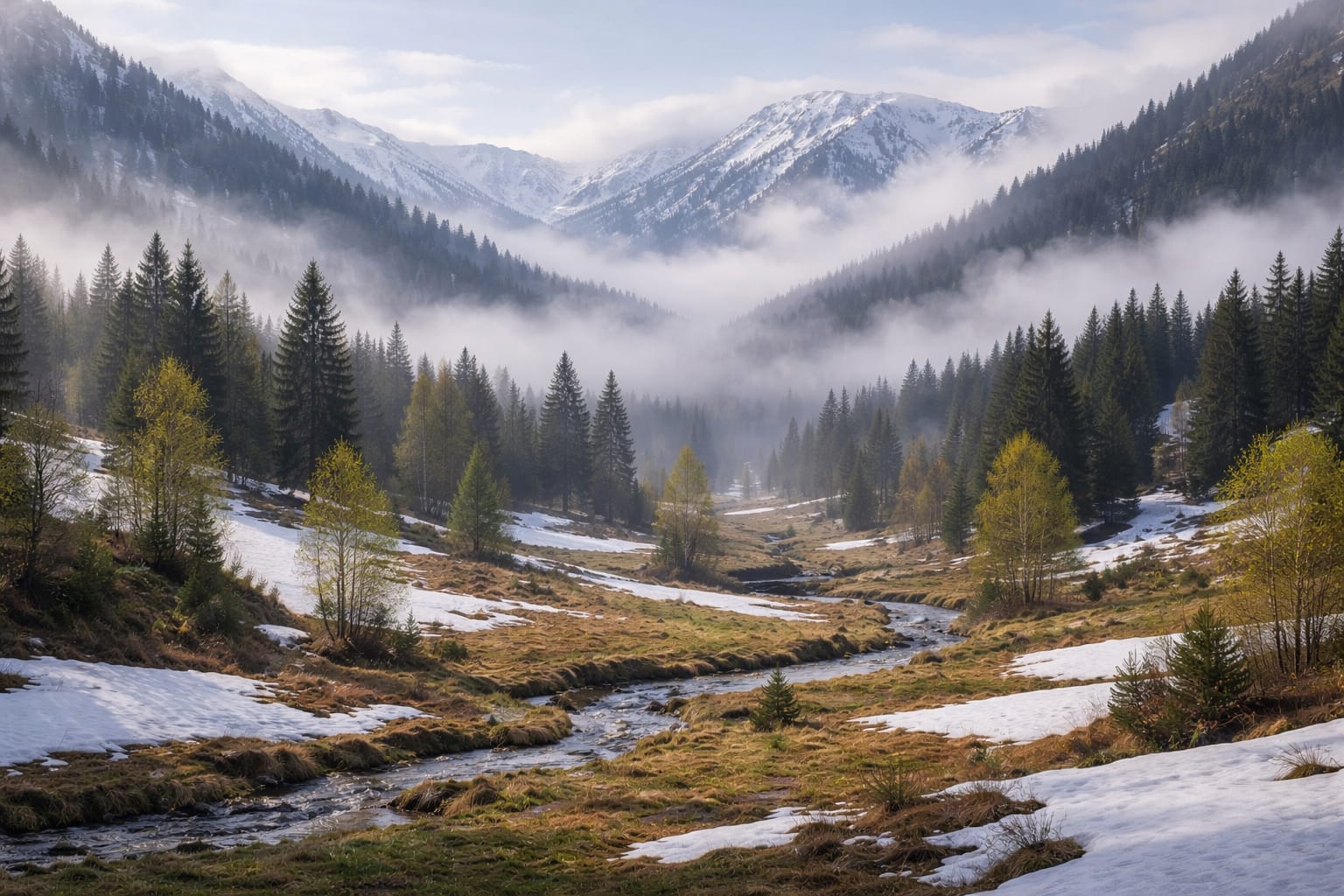 Весенние капризы: ветер, туман и гололед прогнозируют 17 марта в Казахстане 