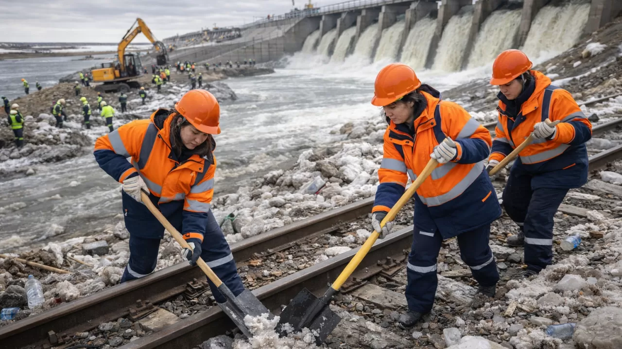 Железные дороги РК усиленно готовят к паводкам 