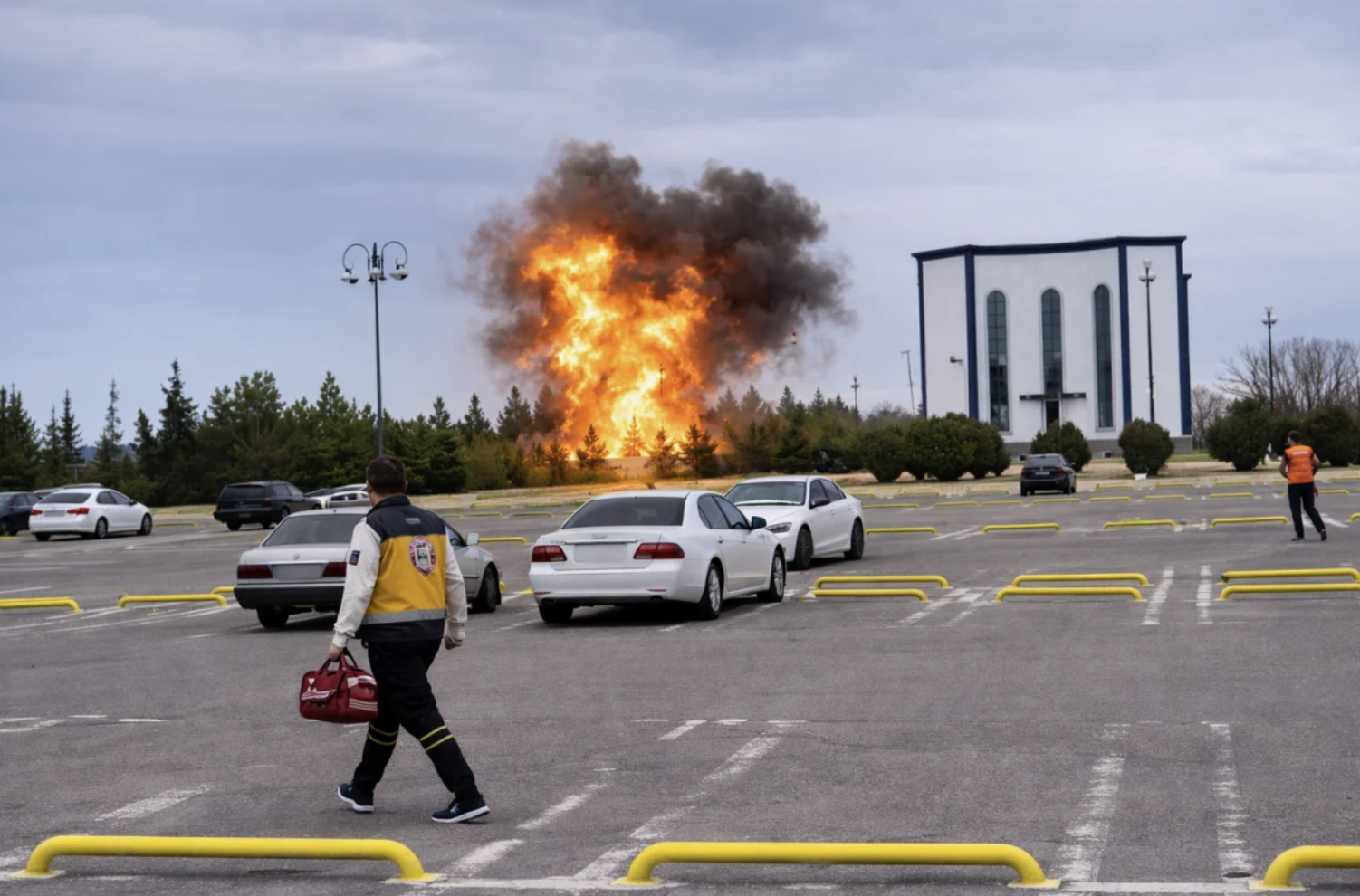 Ираннан ұшқан дрон Әзербайжандағы әуежай маңына құлады