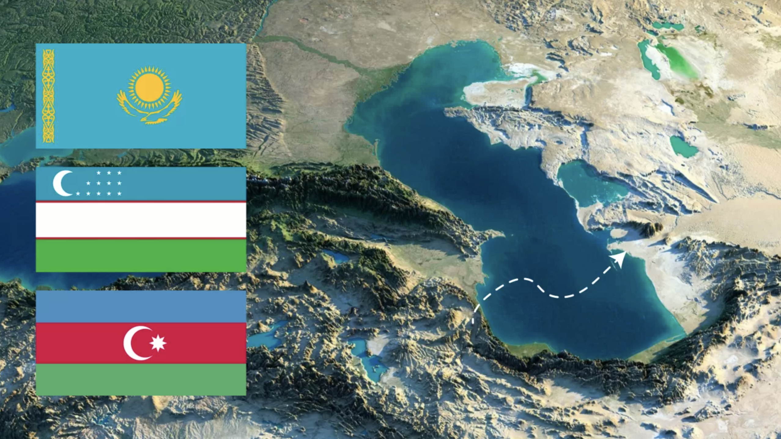 Қазақстан, Өзбекстан және Әзербайжан Каспий түбімен ток кабелін тартады