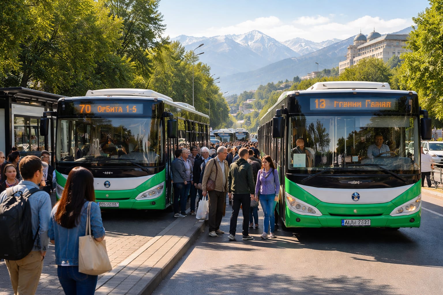 В автобусах Алматы появляется второй оператор оплаты