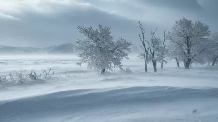 Ураганный март: на Казахстан обрушились метели, ледяные дожди и шквалистый ветер