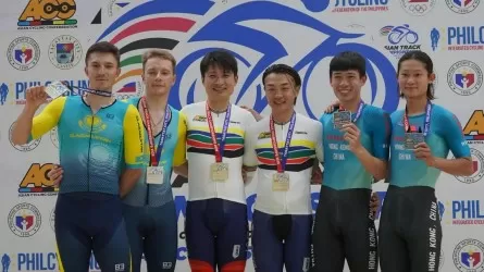 Қазақстандық велотрекшілер Азия чемпионатында күміс медаль жеңіп алды