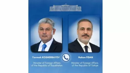 Главы МИД РК и Турции обсудили Ближний Восток и запланировали новую встречу 