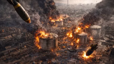 В Иране прошел "нефтяной дождь" 