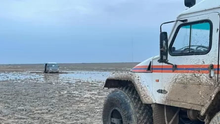 Двое суток в степи: четверо мужчин застряли в грязи 