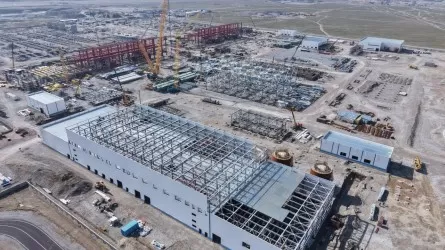 Стройку крупнейшей газовой электростанции на юге Казахстана проверил Бектенов 