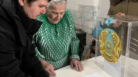 Ветераны Карагандинской области приняли участие в референдуме 