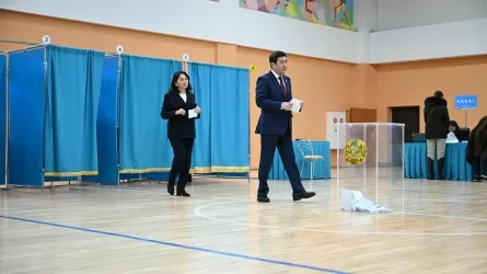 Настроение хорошее: спикер мажилиса проголосовал на референдуме