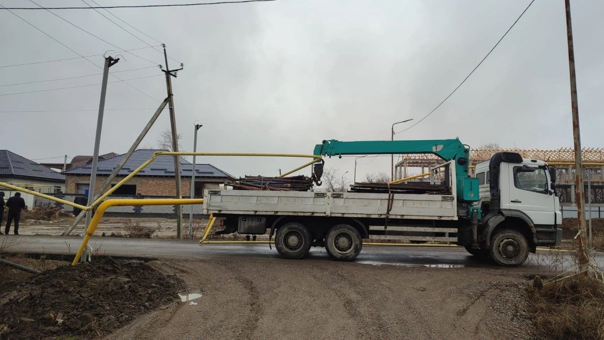 Алматыда көше ұзарту жұмыстарына байланысты кей аудандарда газ беру тоқтатылады