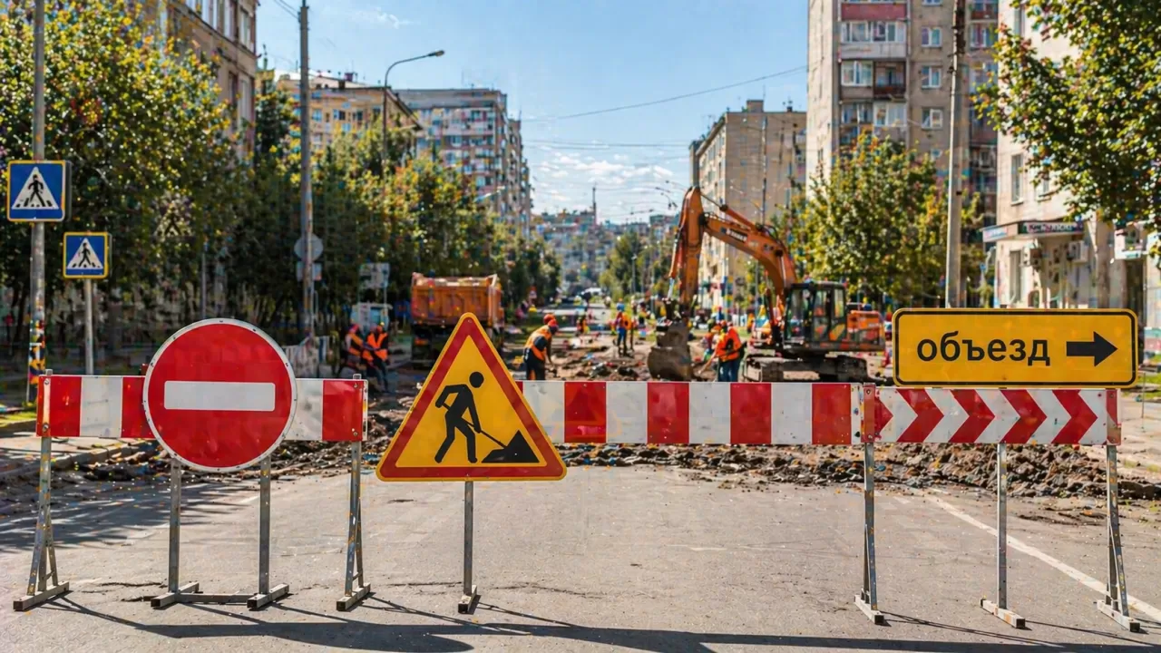 В Астане перекрыли участок популярного проспекта  