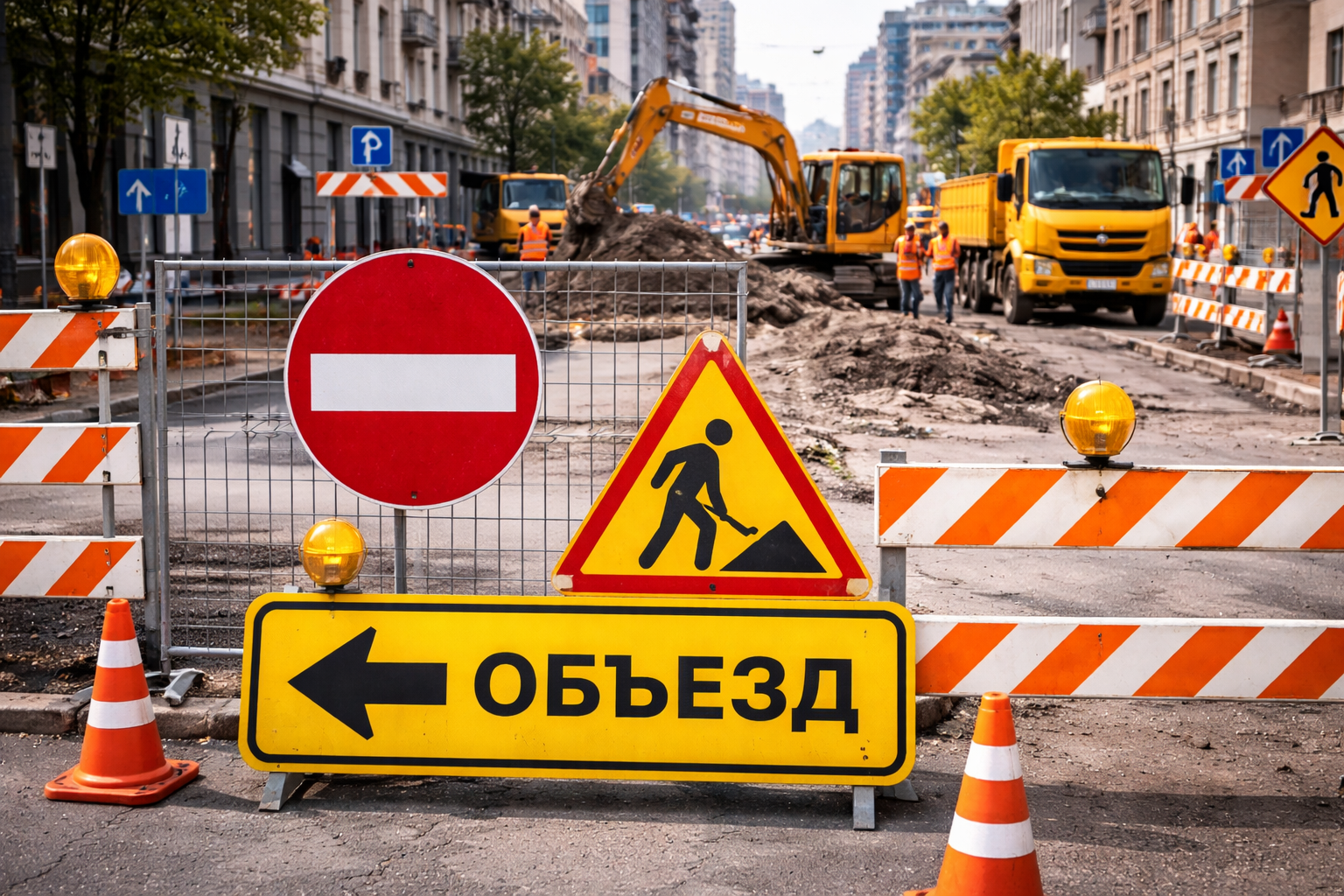 Большой ремонт: В Астане закрыли еще один популярный проезд для транспорта 