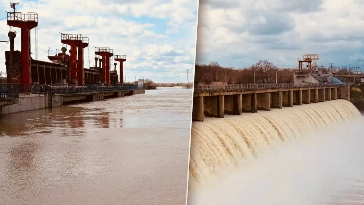 Паводок в СКО: вода в реке Есиль приближается к пойменным значениям у Петропавловска