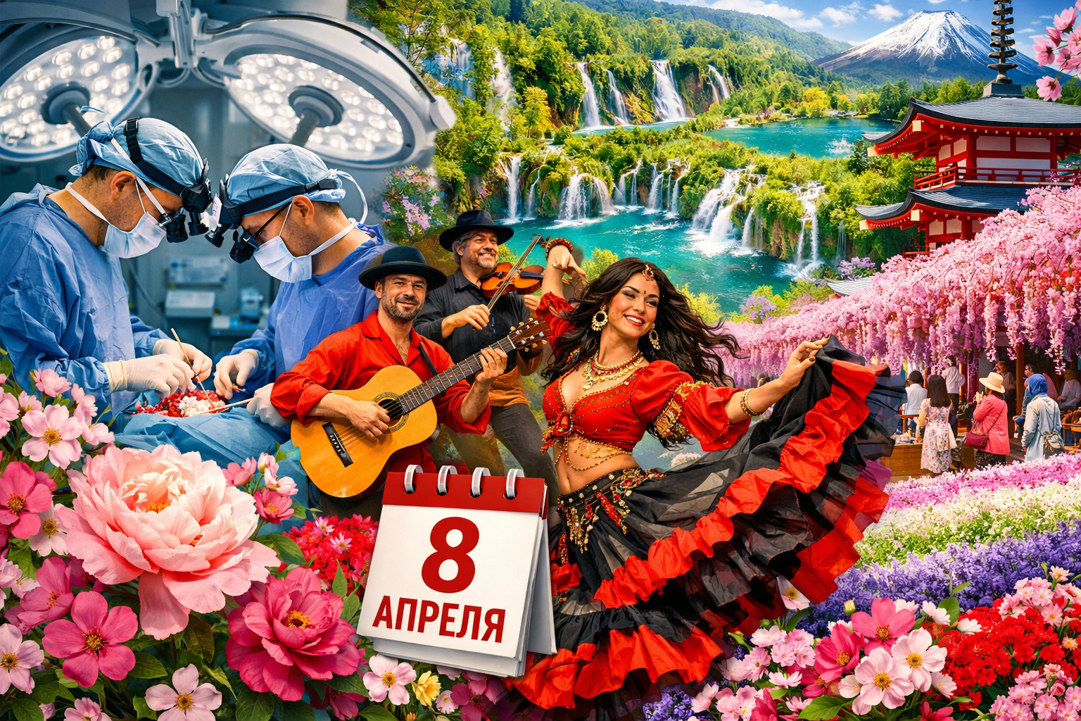 Когда цветет сакура и звучат истории: самые интересные праздники 8 апреля  