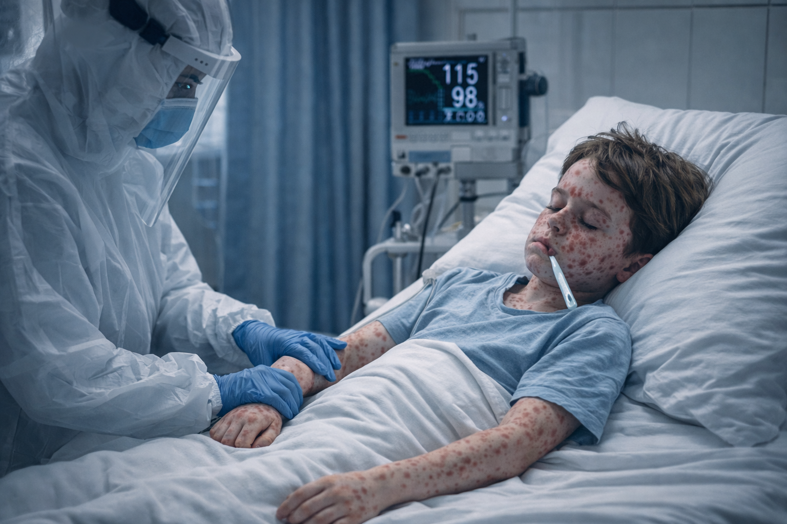 Корь отступает в РК, но не для всех  