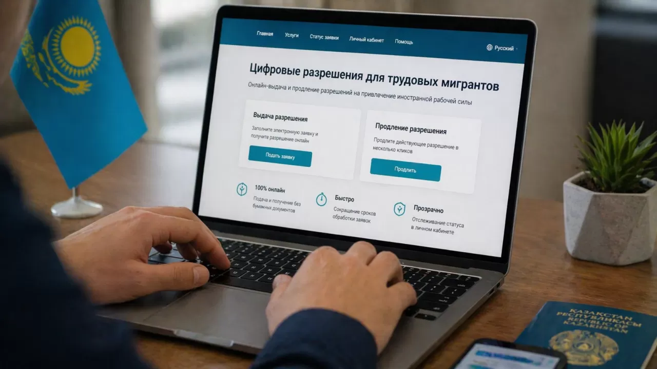 Казахстан уходит в цифровой формат выдачи и продления разрешений для трудовых мигрантов