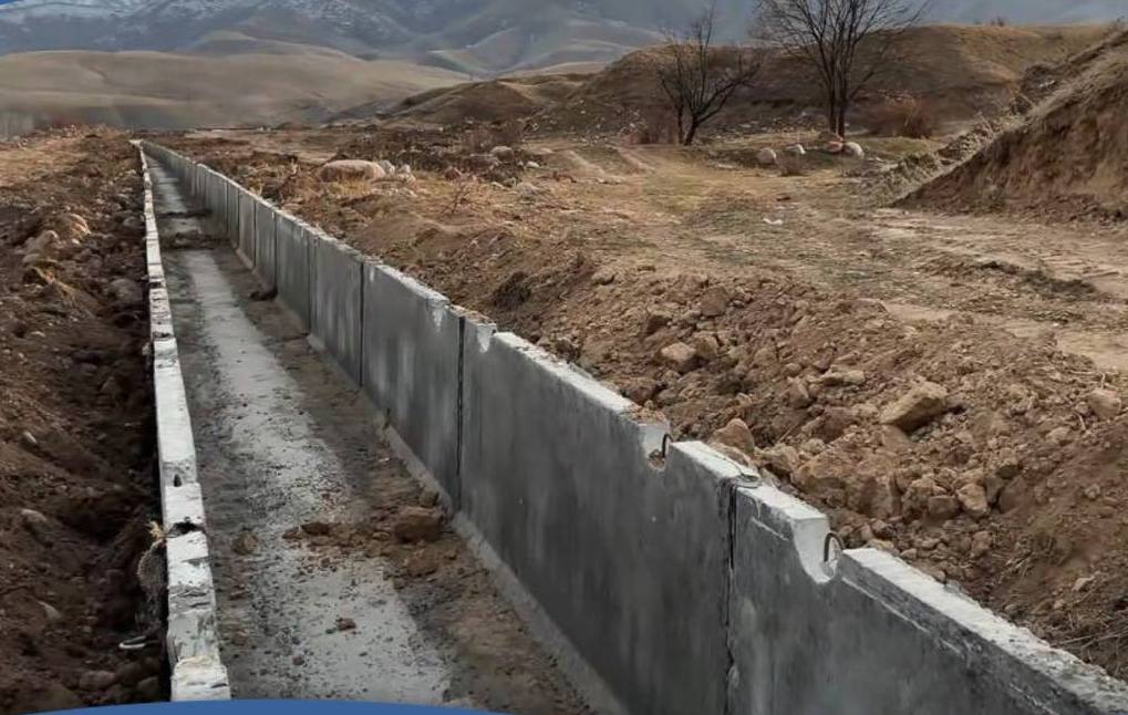 Үнемделген қаржы есебінен 14 каналды бетондау жобасы іске асырылып жатыр