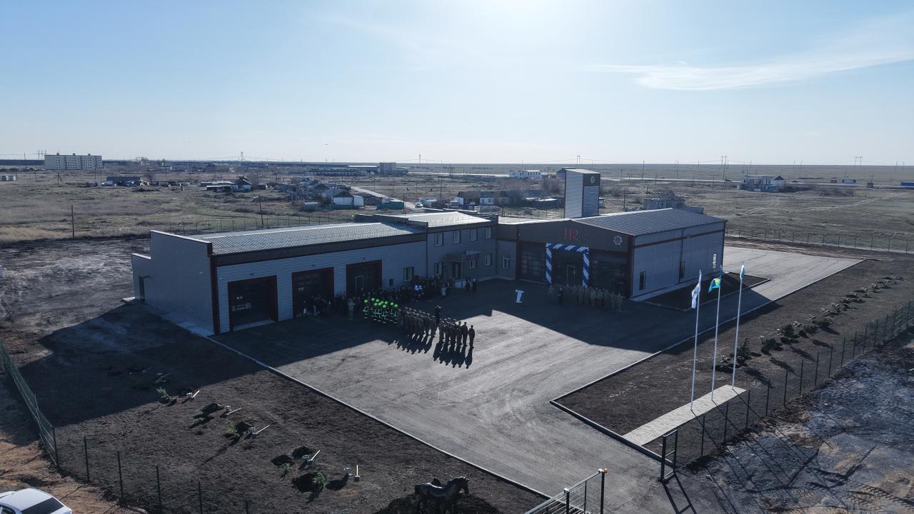 Атамекен кентінде 40 жылда алғаш рет өрт сөндіру бөліміне реновация жүргізілді