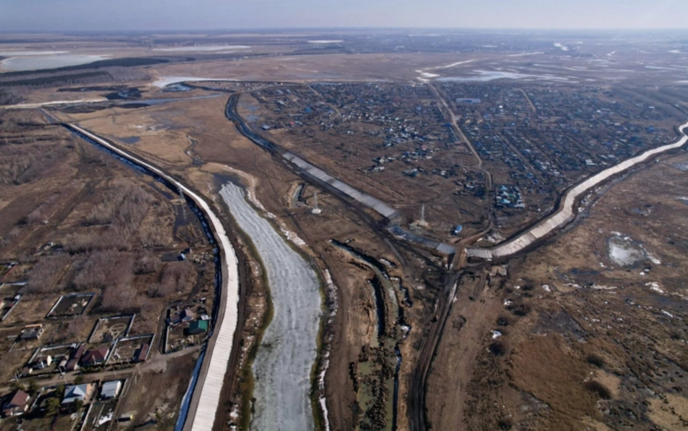 Солтүстік Қазақстанда Сергеев су қоймасы толып, ернеуінен асты