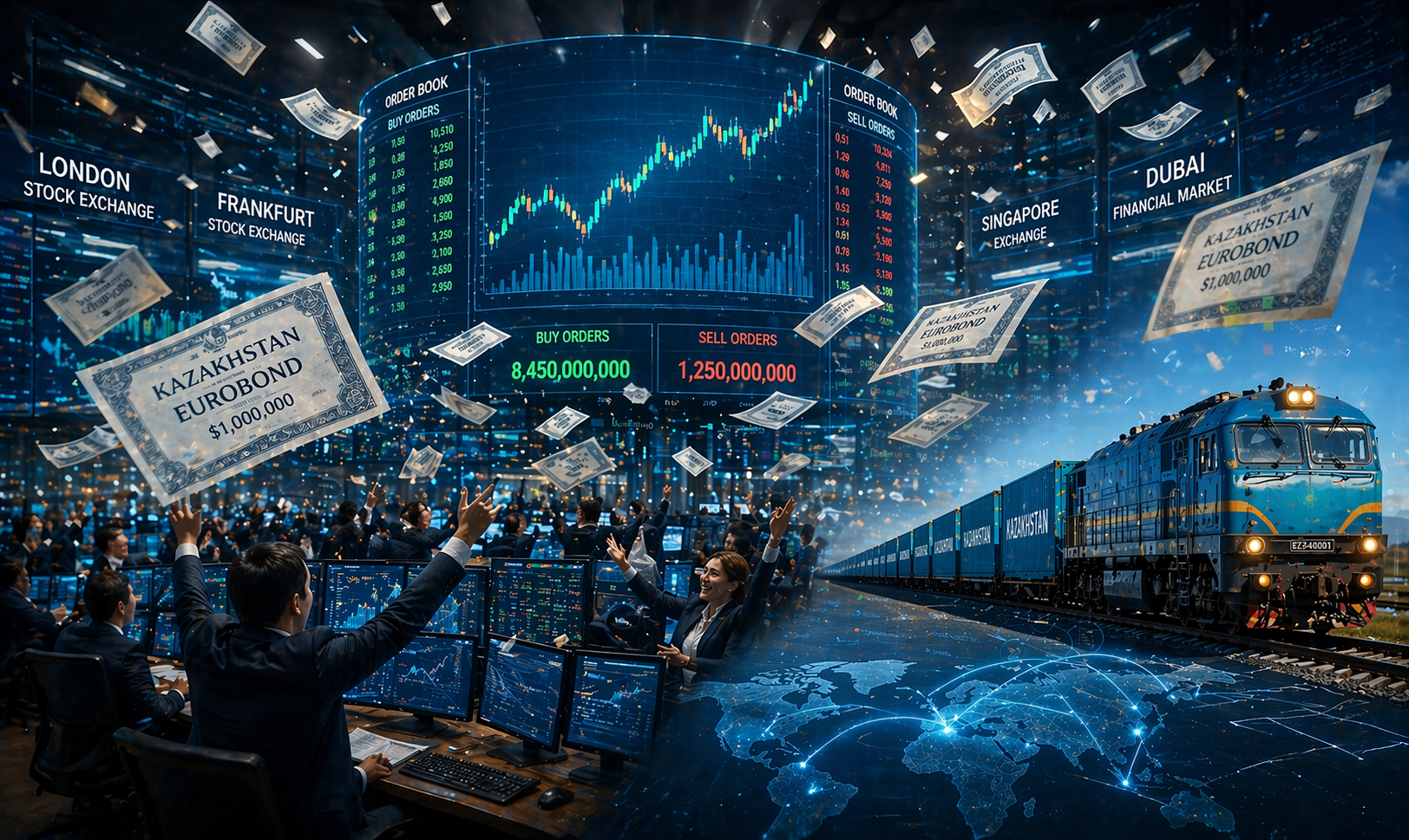 КТЖ привлекла 1 млрд долларов на международных рынках при ажиотажном спросе 