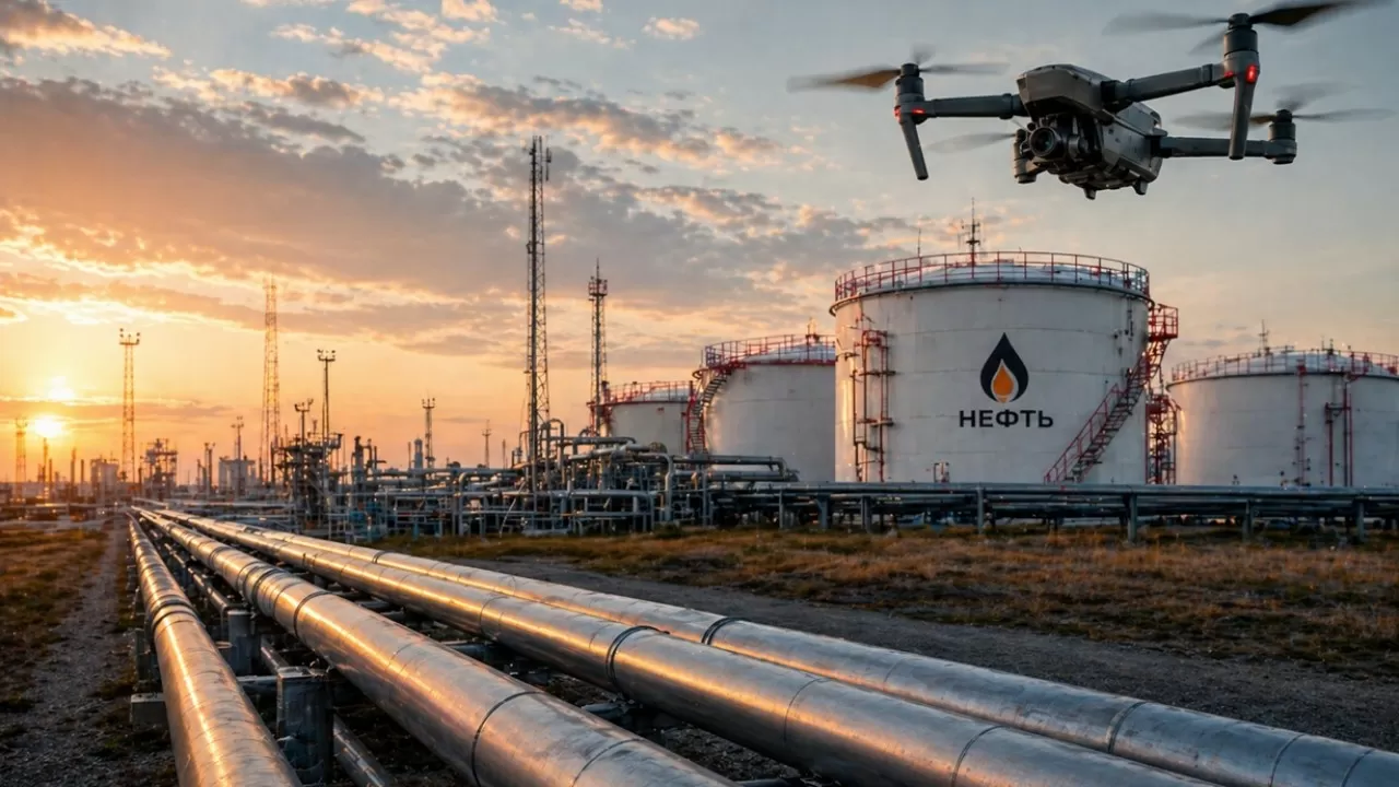 Ночная атака дронов привела к новому пожару на НПЗ в Туапсе