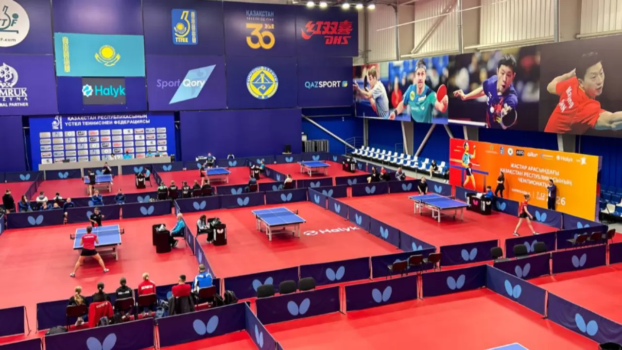 Определились четвертьфиналисты чемпионата РК по настольному теннису  