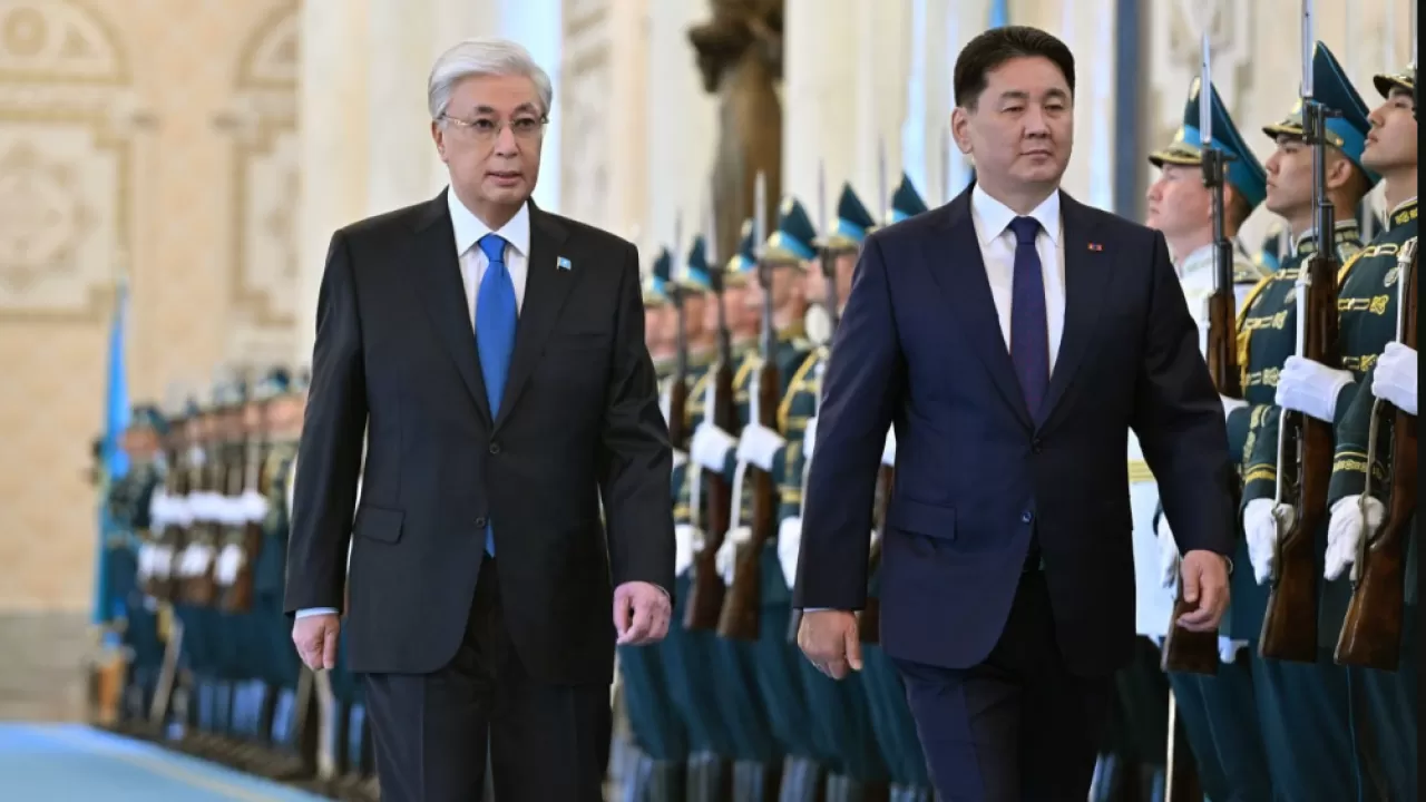 В Акорде торжественно встретили президента Монголии  