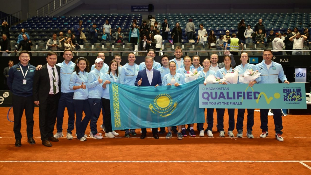 Қазақстан құрамасы теннистен әлемдік рейтингіде 7-орынға көтерілді