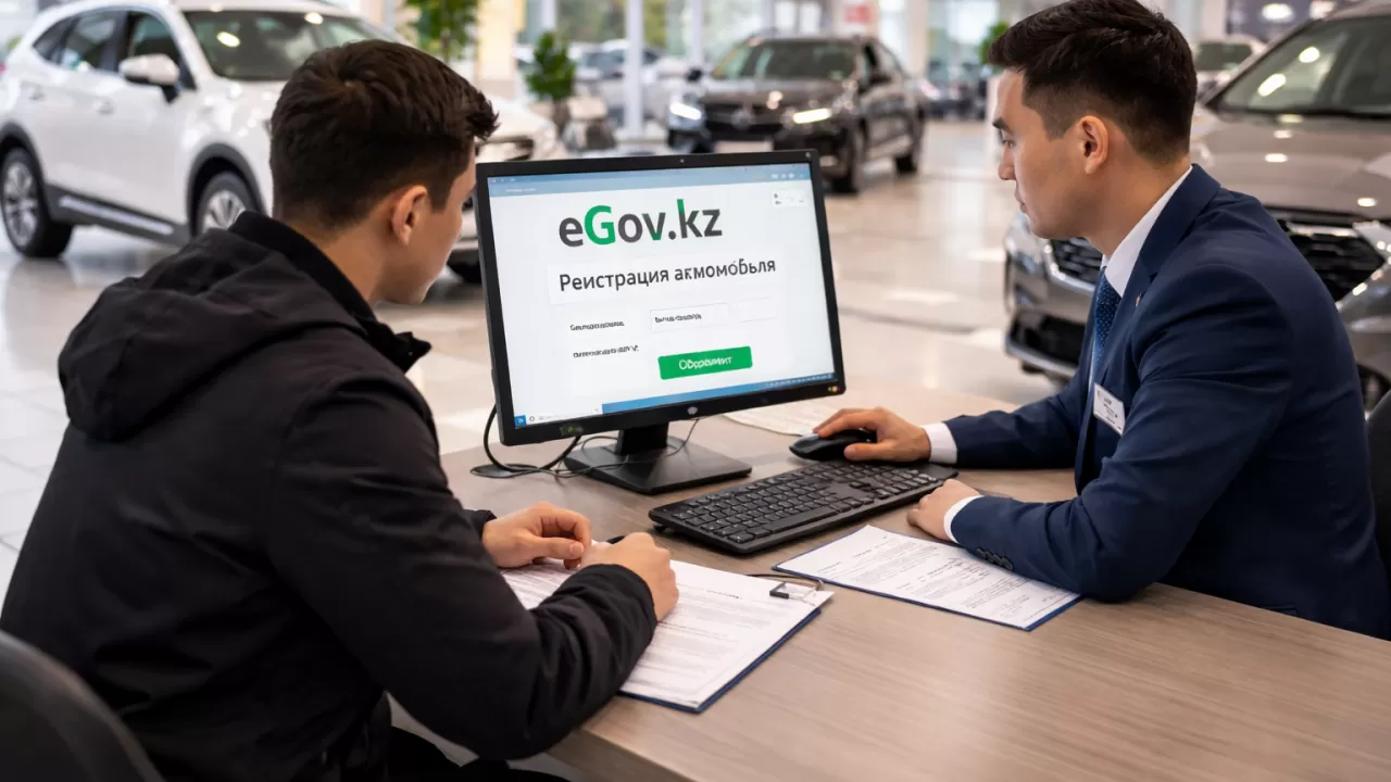 В Казахстане упростили регистрацию авто в онлайн режиме 