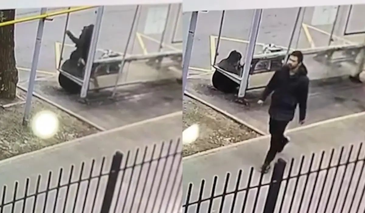 Алматыда жас жігіт аялдамада тұрған 66 жастағы әйелді аяусыз ұрып-соққан