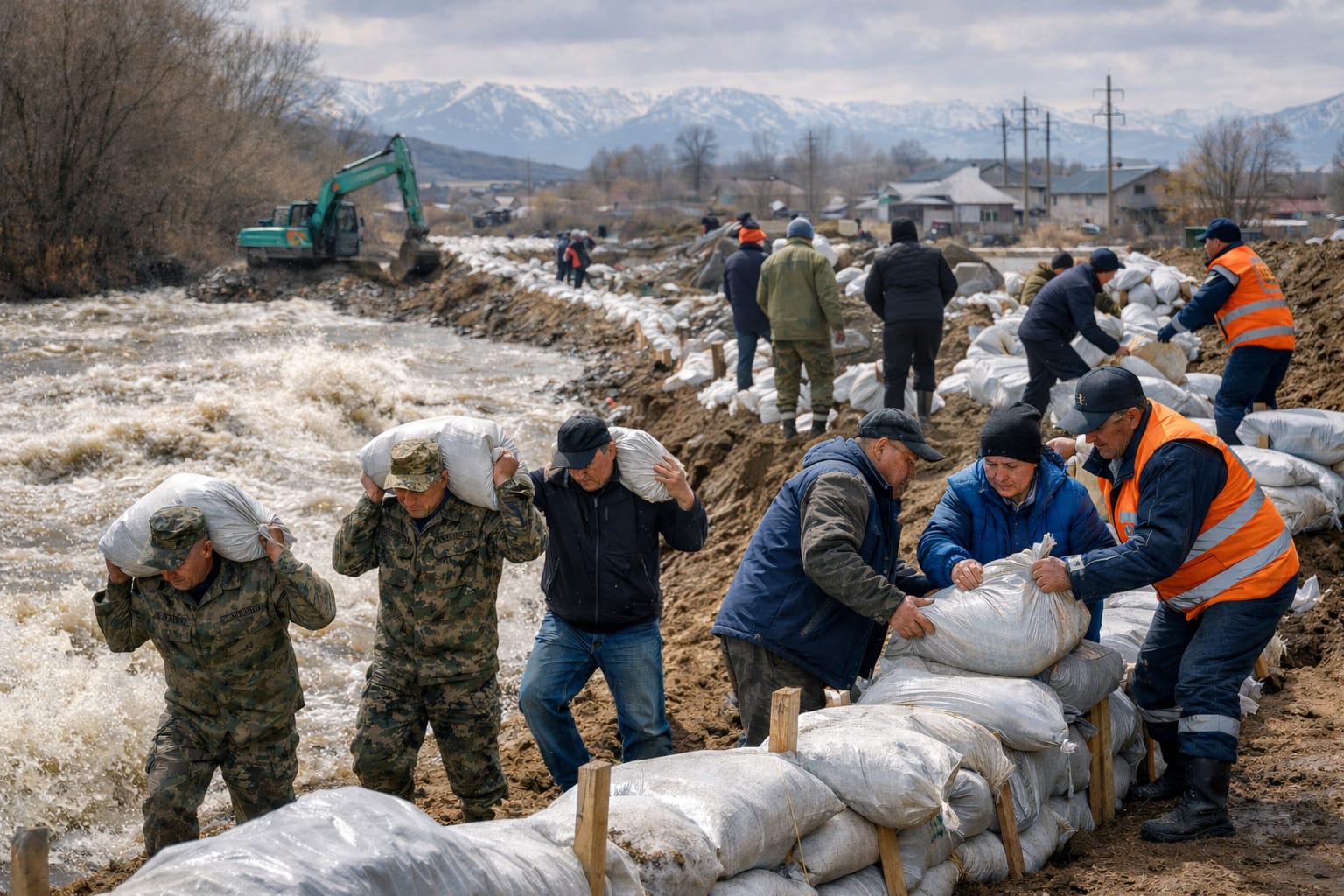 Запад Казахстана готовится к большой воде