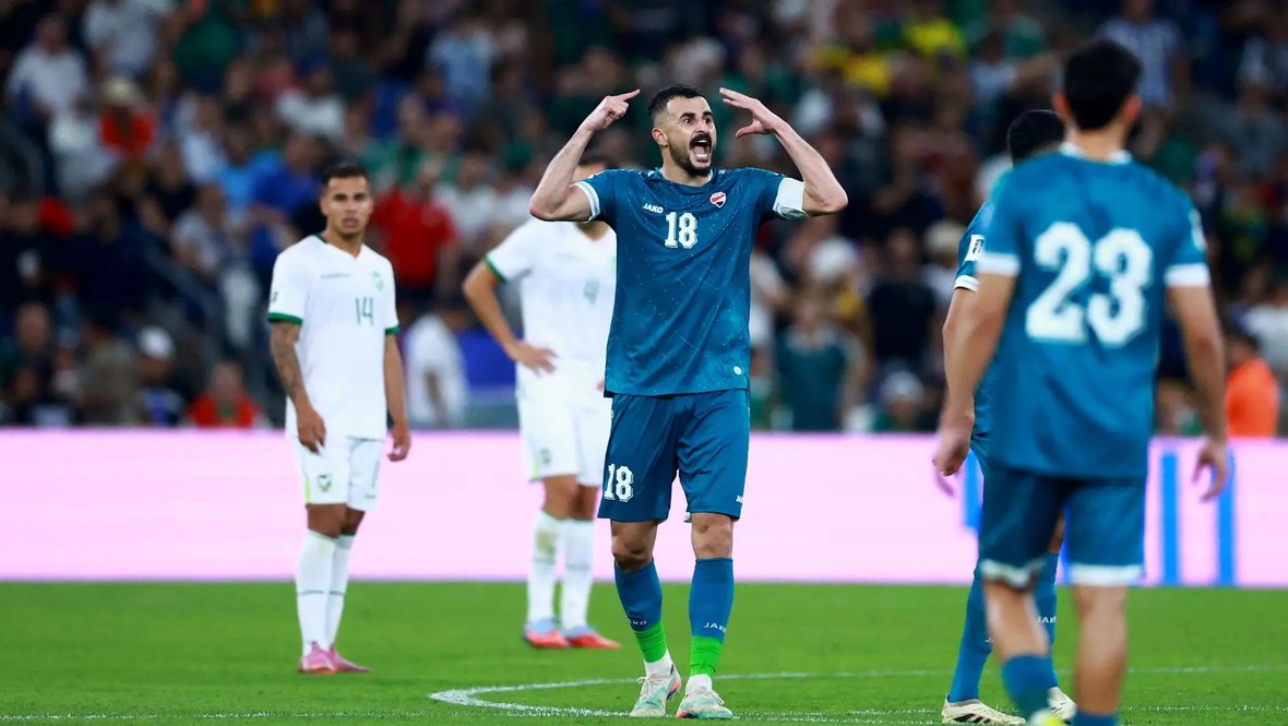 Ирак ұлттық құрамасы Әлем чемпионатына шыққанын атап өтуде 