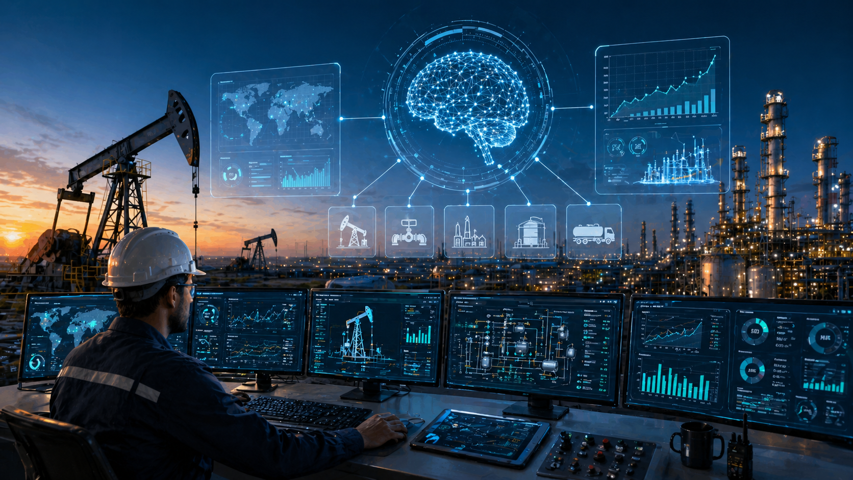 Как ИИ повышает добычу нефти и производство нефтепродуктов в РК  