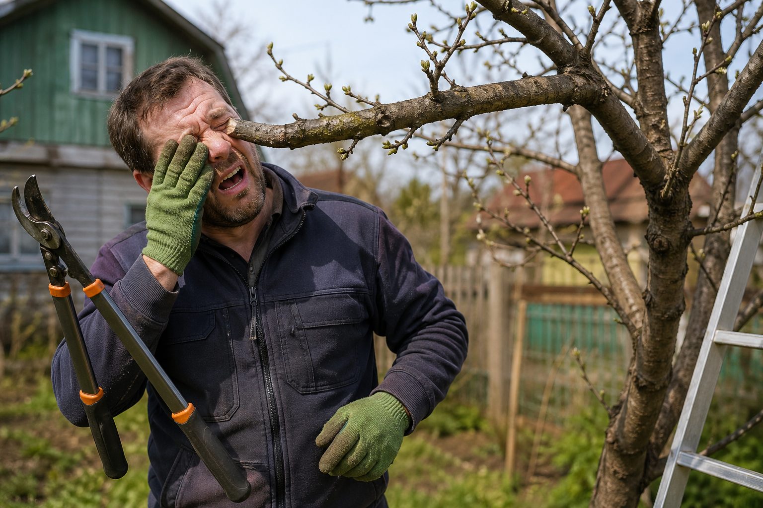Дачный сезон дачи: как уберечь глаза от травм  