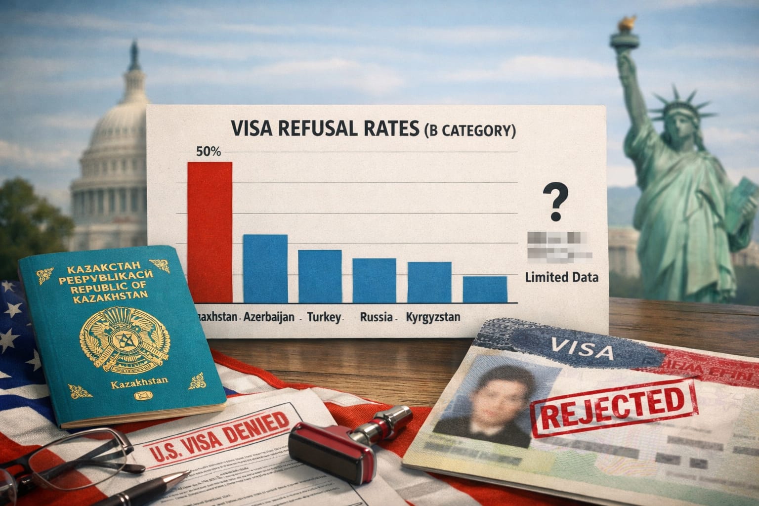Цифры показали, как США оценивают казахстанцев