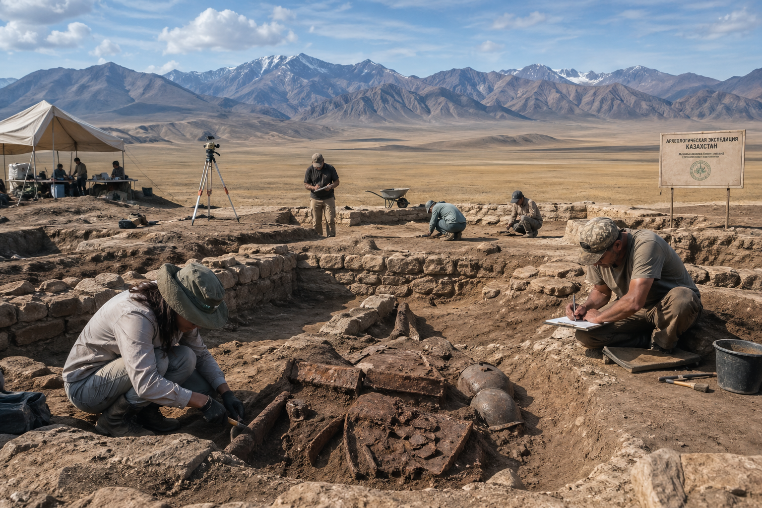 Археологические и реставрационные работы намерены лицензировать в РК  