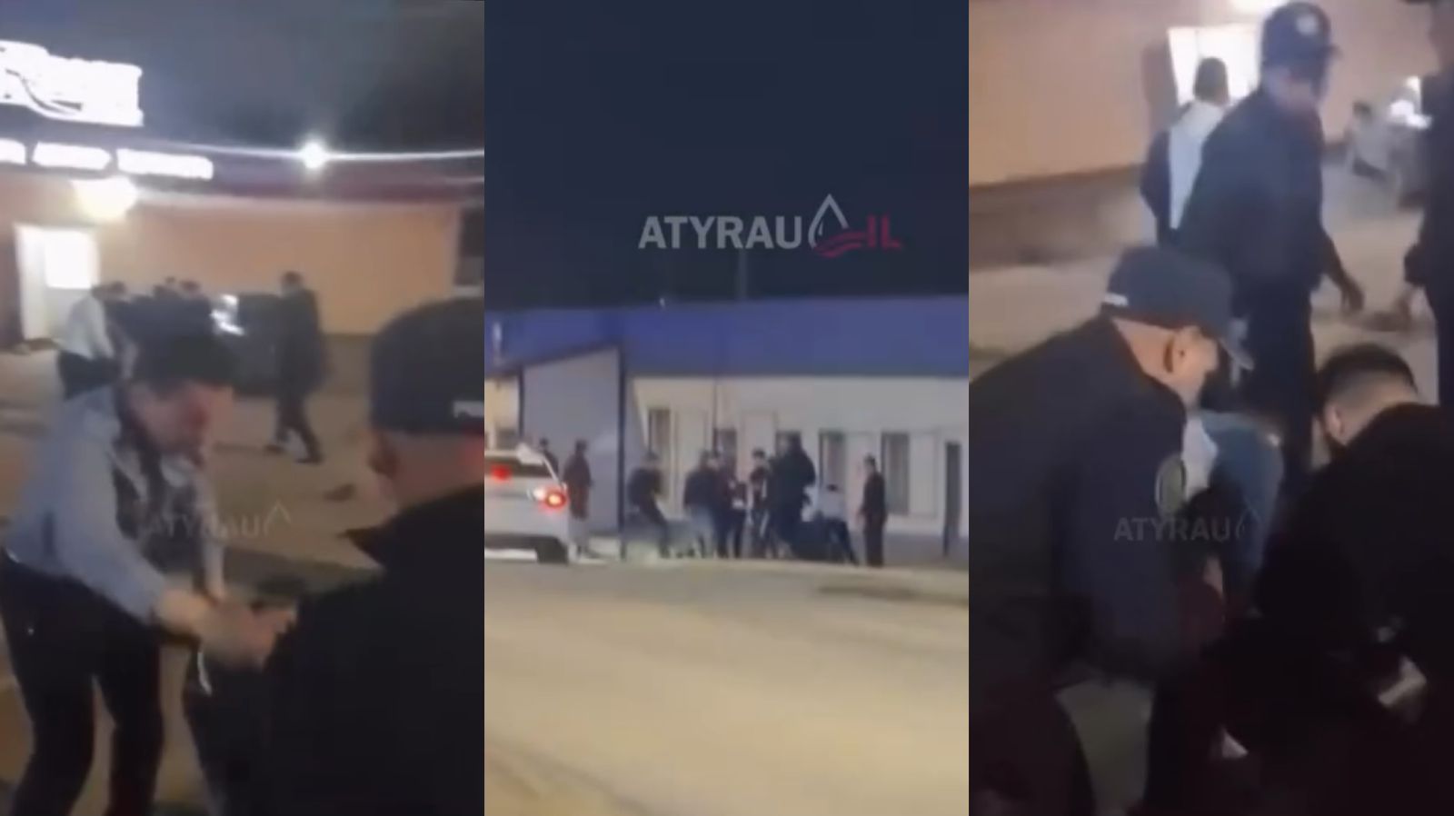 Атырау облысында жастар полицейлерді соққыға жықты