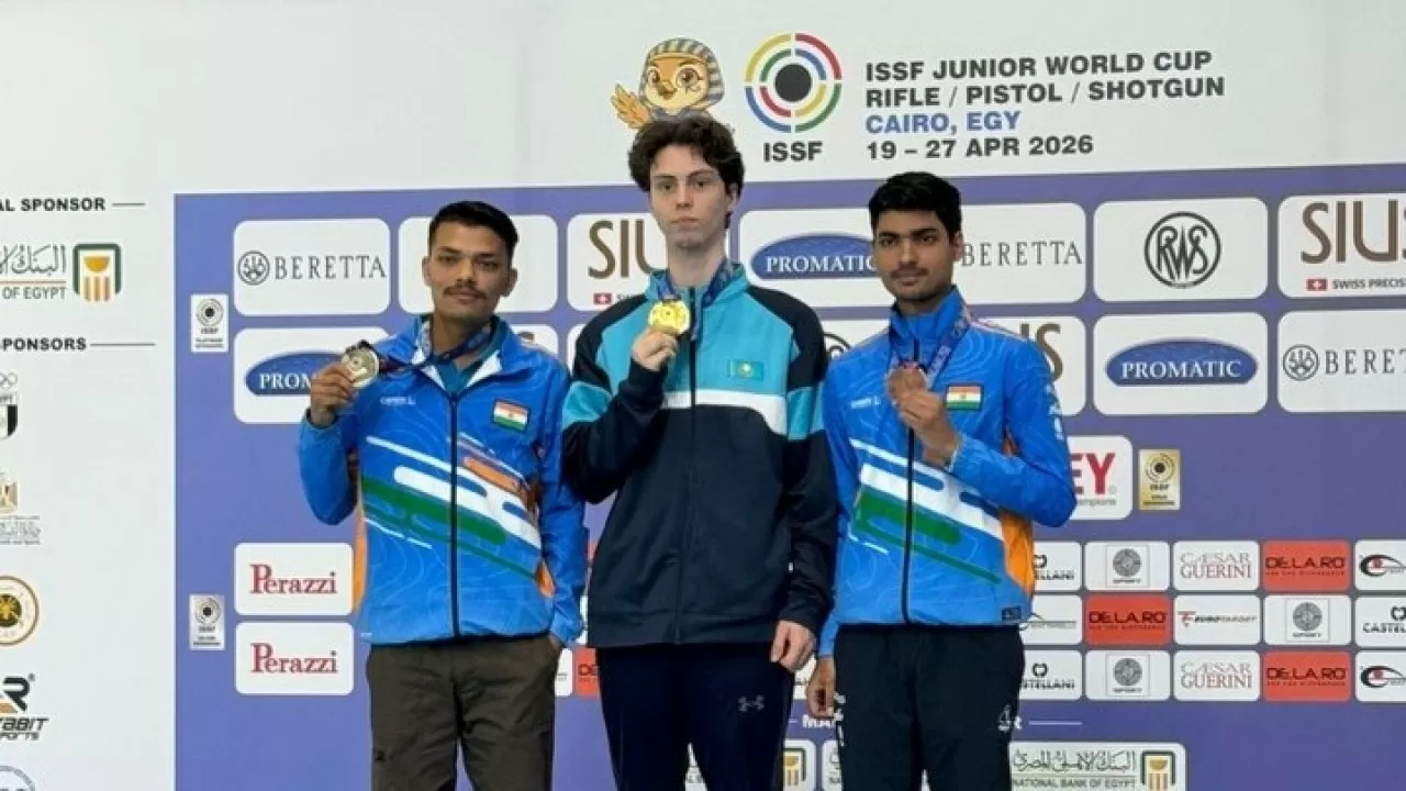 Два золота Кубка мира по пулевой стрельбе подняли казахстанских юниоров на 1-ое место