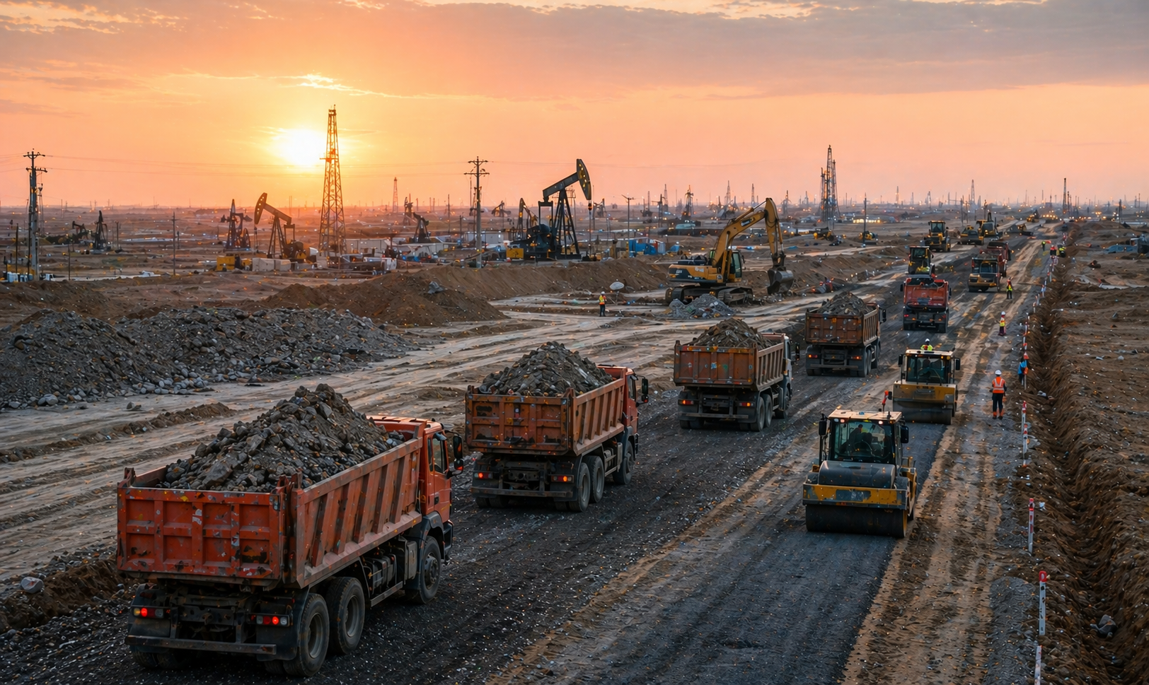 Буровые отходы хотят использовать для строительства дорог в РК 