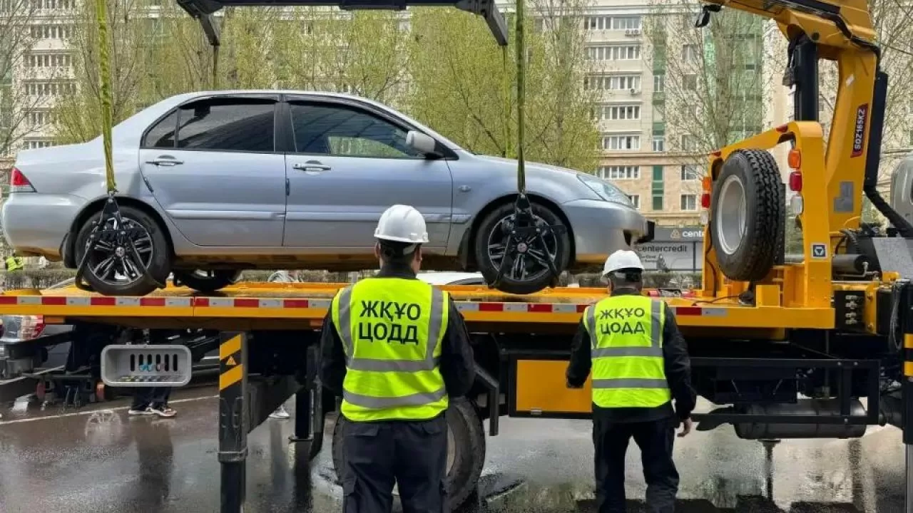 Эвакуация автомобилей в Астане стала платной 