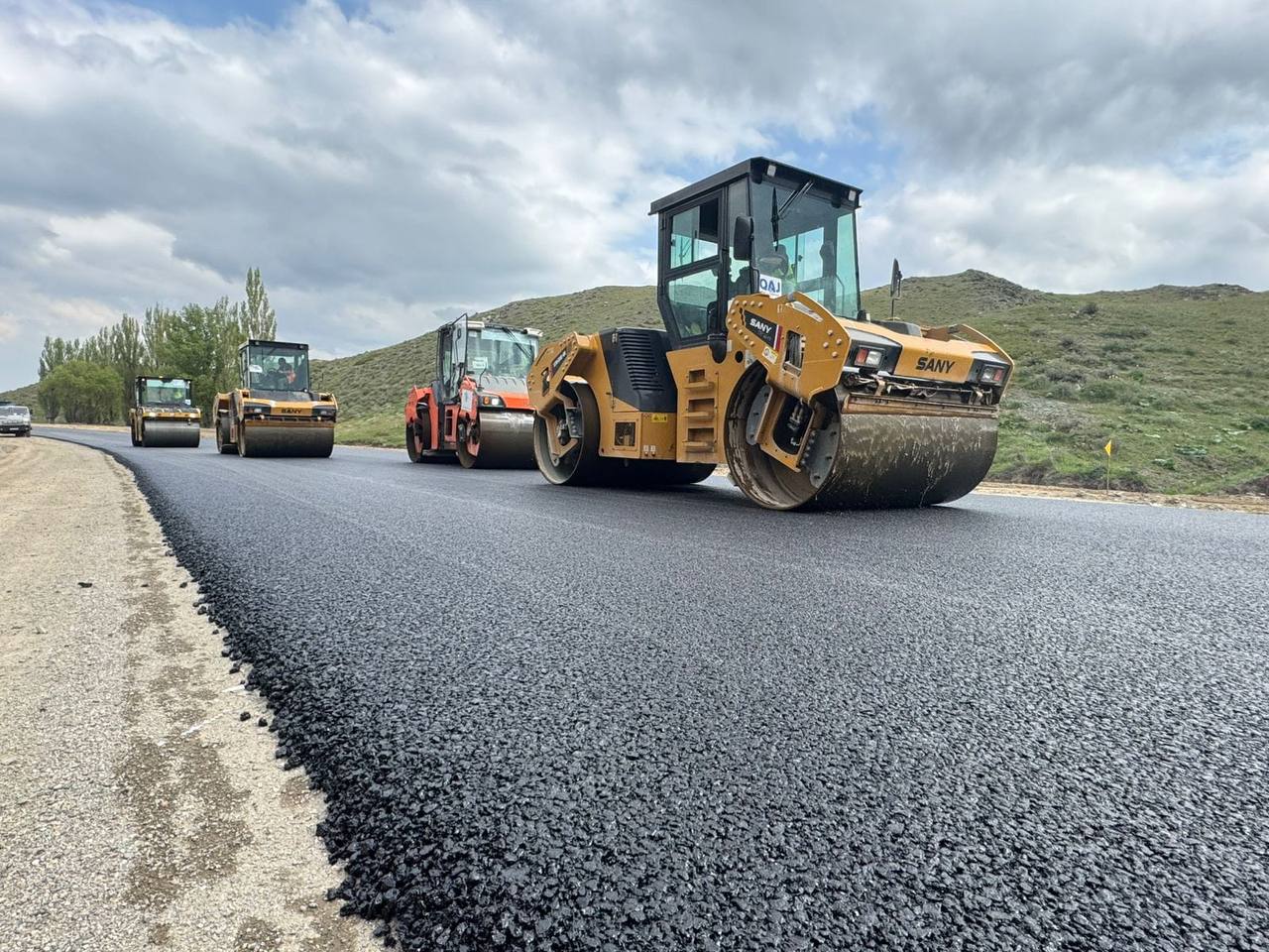 Тараз &ndash; Шымкент автожолында күрделі жөндеу жұмыстары жүргізіліп жатыр