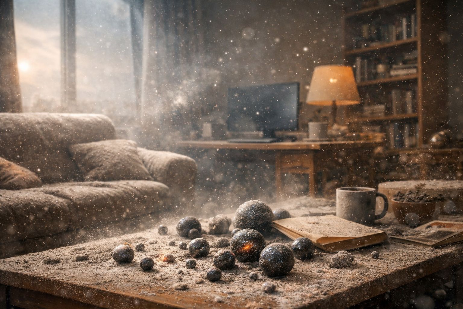 Жер бетін ғарыш шаңы басып, әрбір үйге еніп жатыр