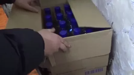 Водку популярных марок подделывали в Казахстане 