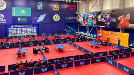 Определились четвертьфиналисты чемпионата РК по настольному теннису  