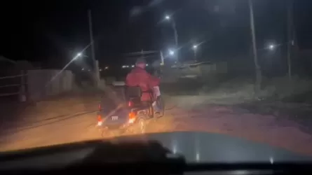 Опасная езда: пьяного водителя электровелосипеда задержали в области Абай  